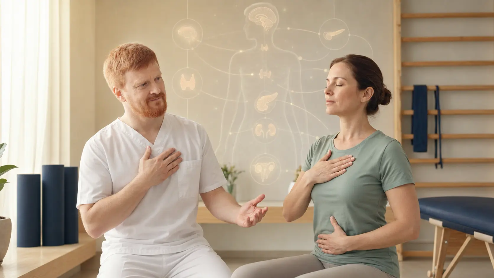 Exercise set for the endocrine system