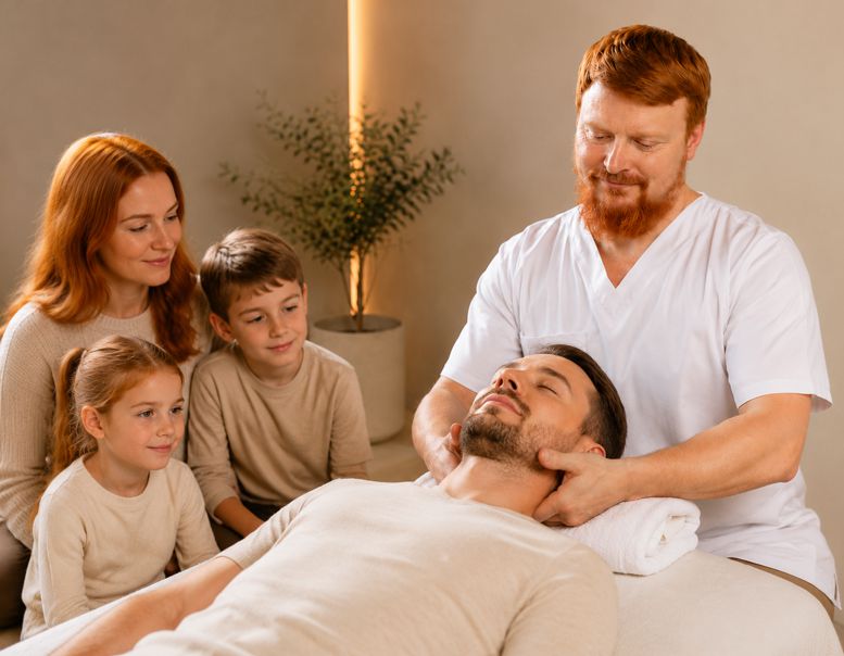 Osteopathic sessions for a family of four