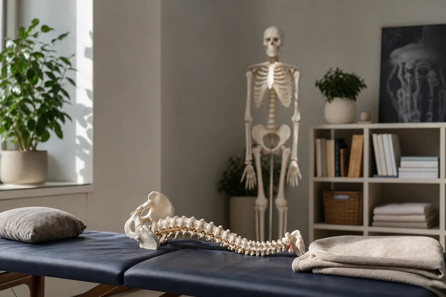 Interior of a learning space for a seminar about working with the body